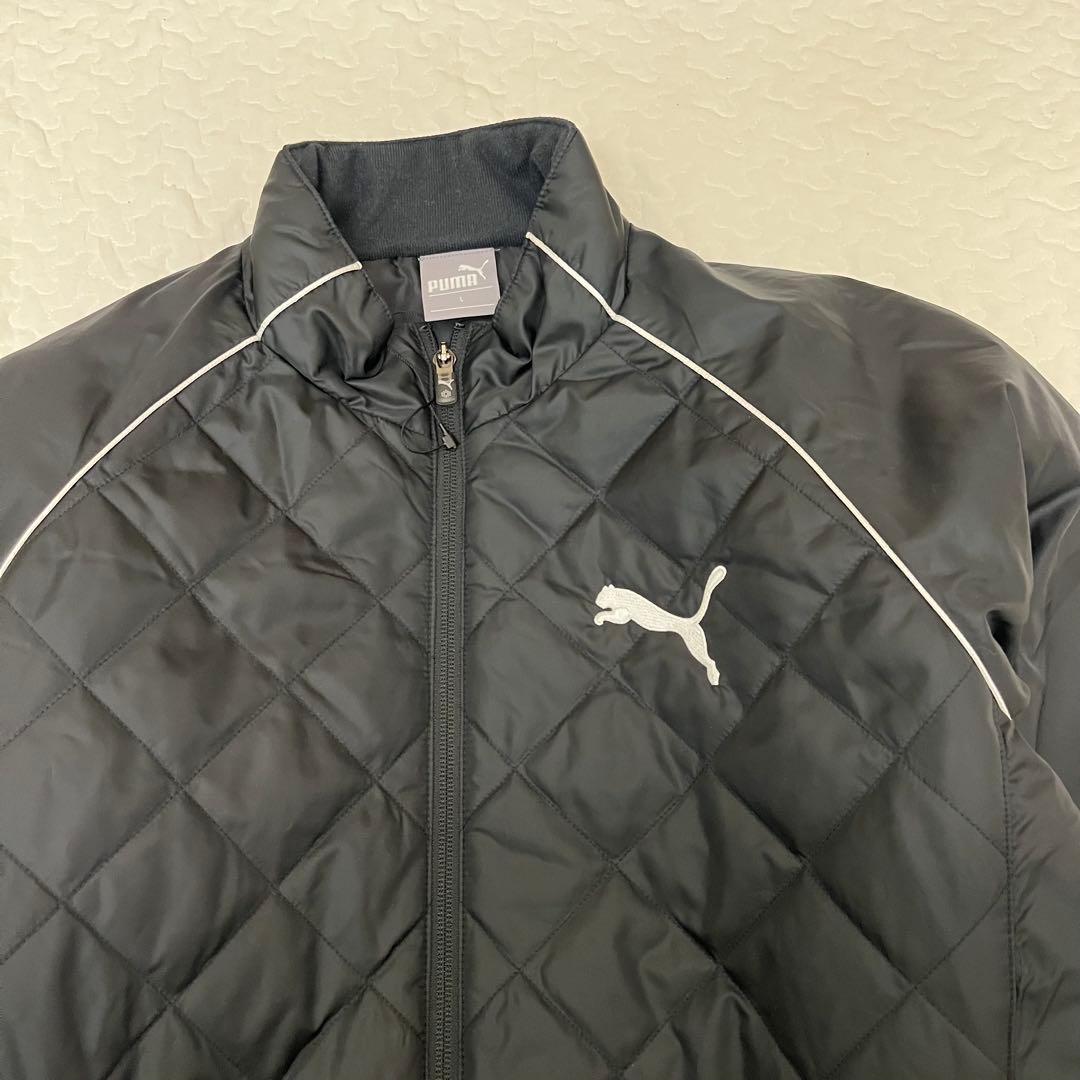 藤*装様 PUMA メンズ 中綿キルティングジャケット ゴルフウェア セットアッ