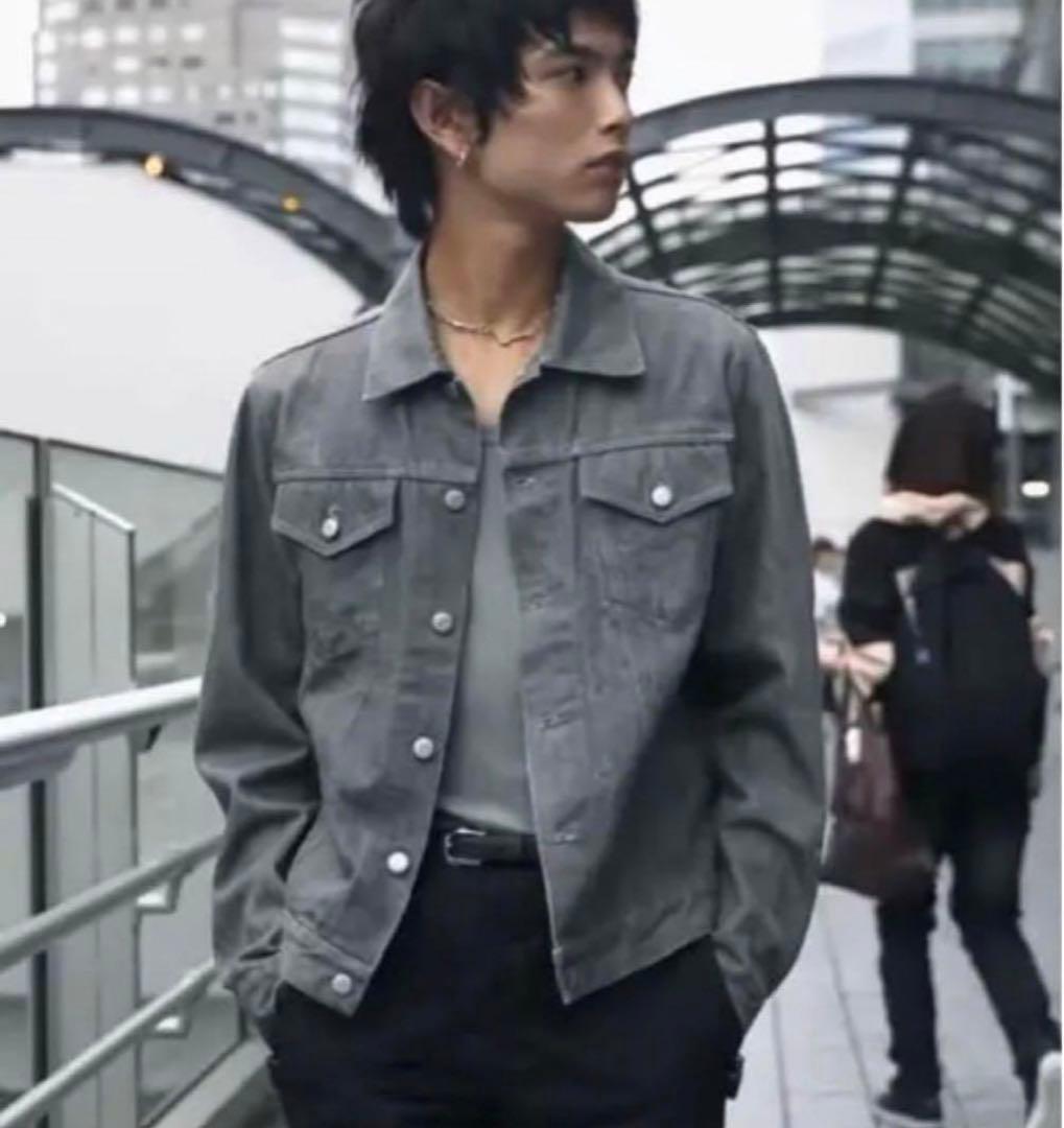超希少】helmut lang 本人期 デニムジャケット 40 グレー深水光太