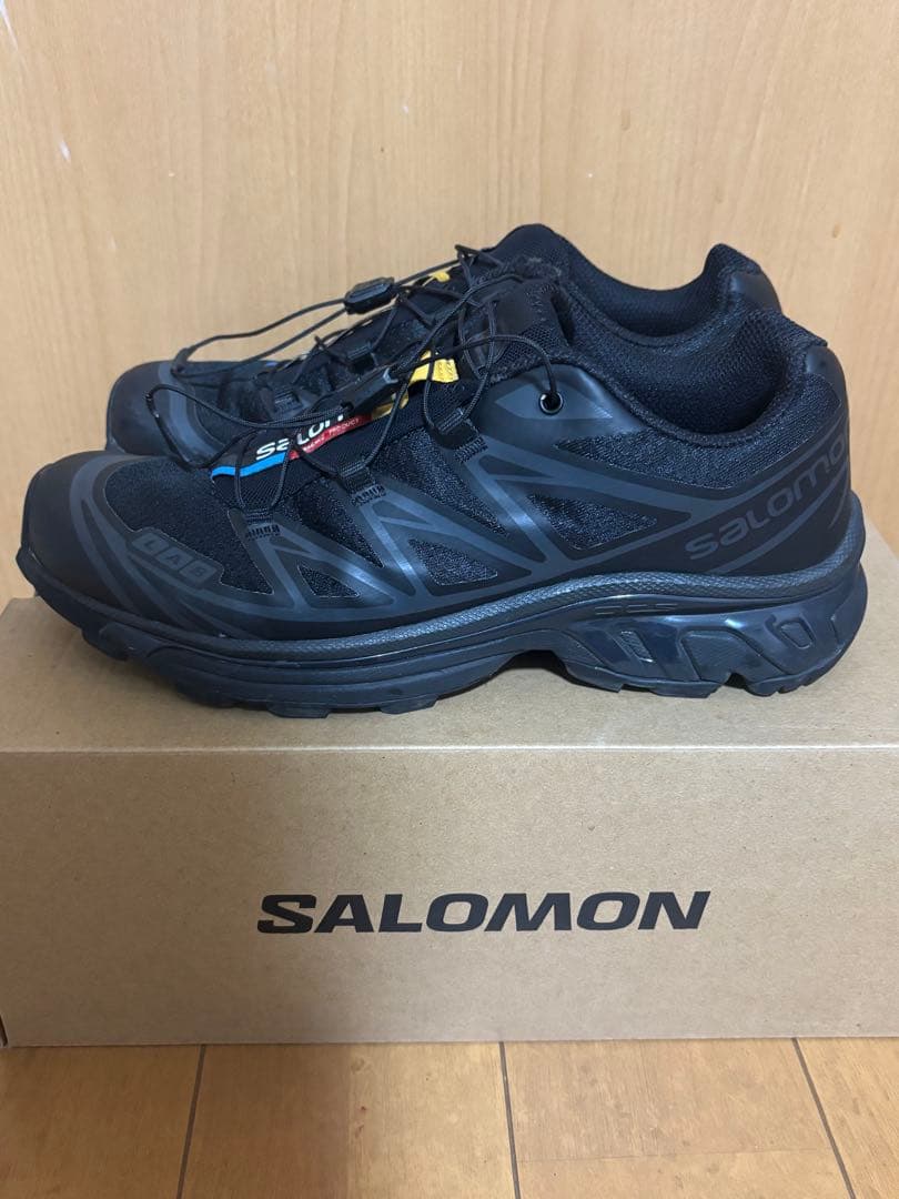 SALOMON ブラック スニーカー　24.5