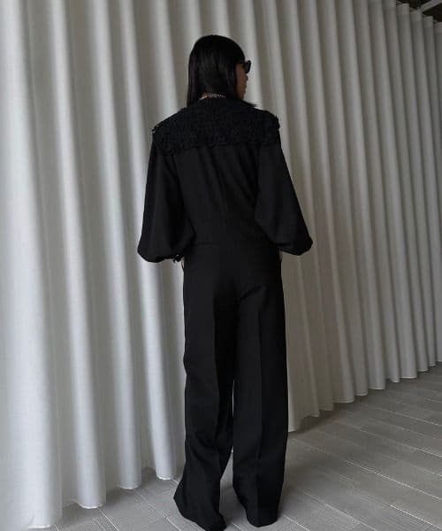 SAILOR LACE COLLAR JUMP SUIT　ameri