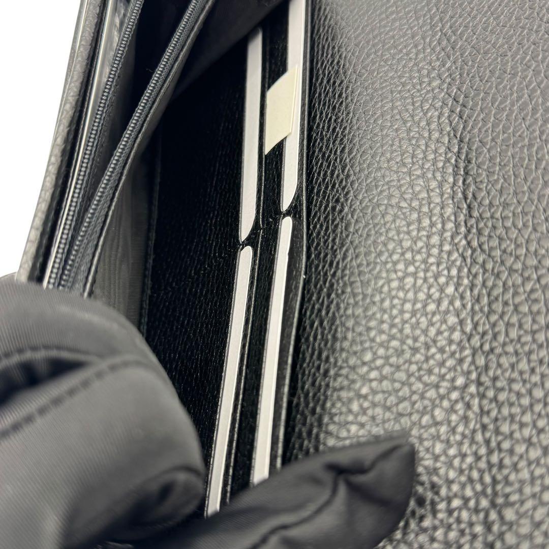 新品未使用　グッチ　インターロッキング　SOHO 長財布　レザー　黒