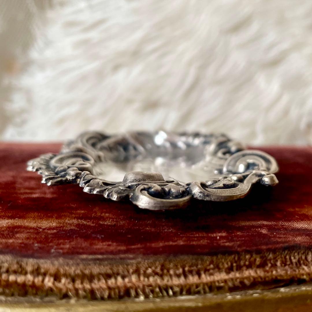 ベルハート　純銀製ビジュティエのシルバートレイ　シルバーヴィドポッシュ