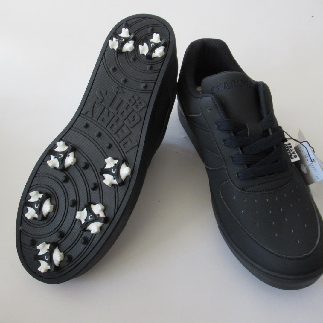 パーリーゲイツ新品濃紺 ソフトスパイク ゴルフシューズ 25.0ｃｍ