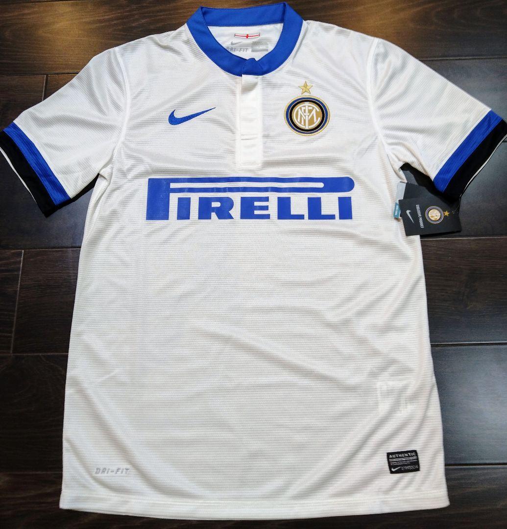 【新品未使用】インテルミラノ アウェイユニフォームレプリカ／2013-2014 NIKE ナイキ インテル・ミラノ 25-26 アウェイ 半袖 レプリカ