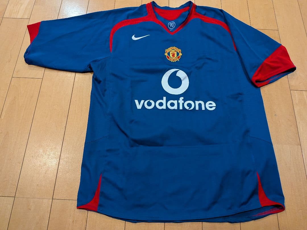 ヴィンテージユニフォームマンチェスターユナイテッドトータル90ブルー