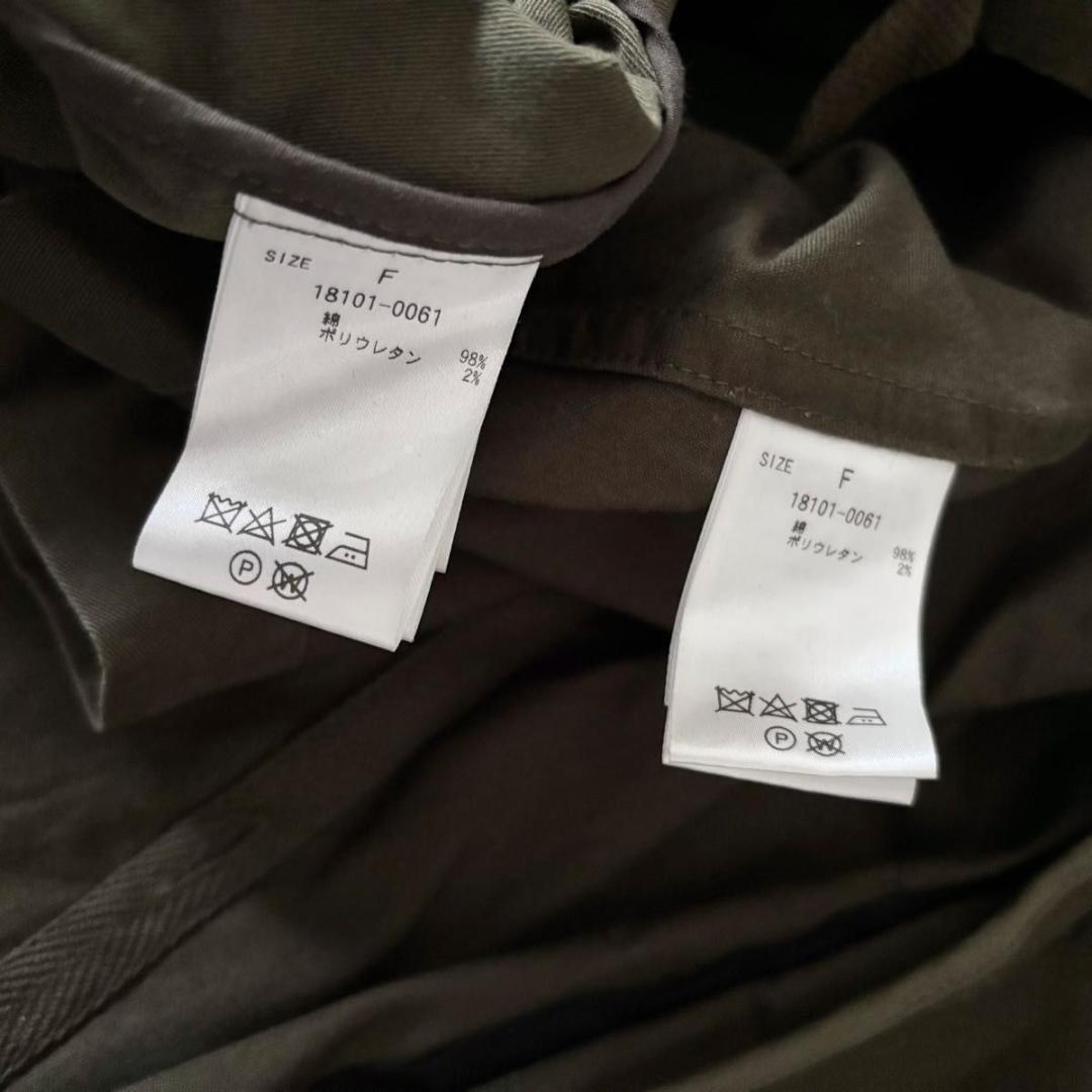 CLANE クラネ 2ウェイレイヤーミリタリーコート　カーキ　ポンチョ　ゆったり