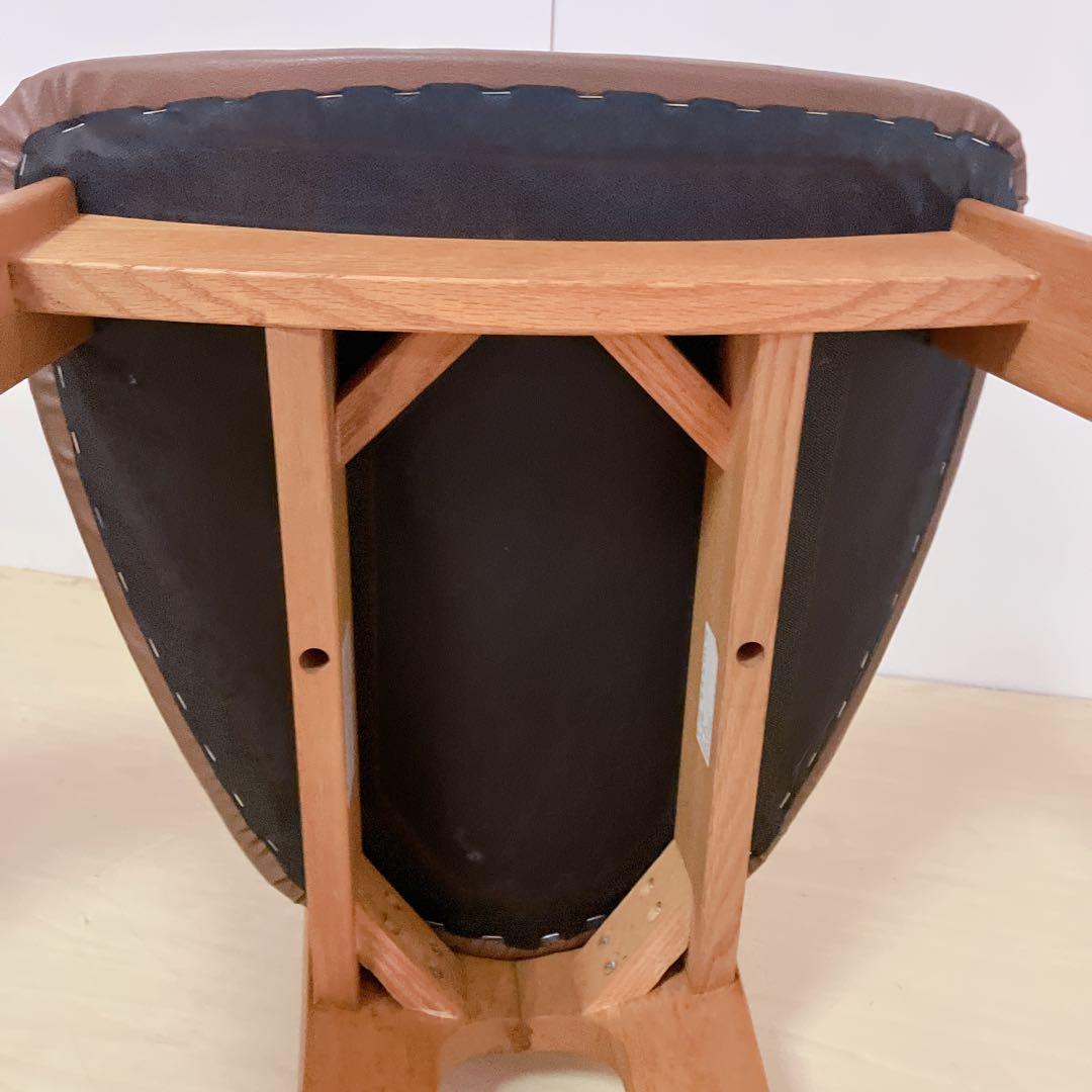 飛騨の家具　白川木工　シラカワ　ダイニングチェア　2脚セット　木製チェア