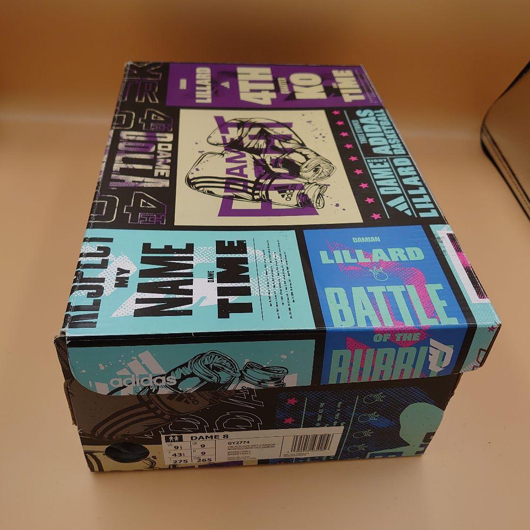 未使用バッシュ 27.5cm adidasアディダス DAME8 デイム8