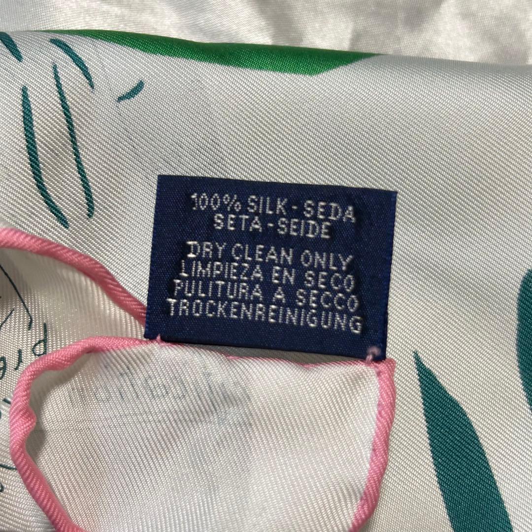 HERMES カレ90 おしゃべりな鳥たちの家 シルクスカーフ 大判