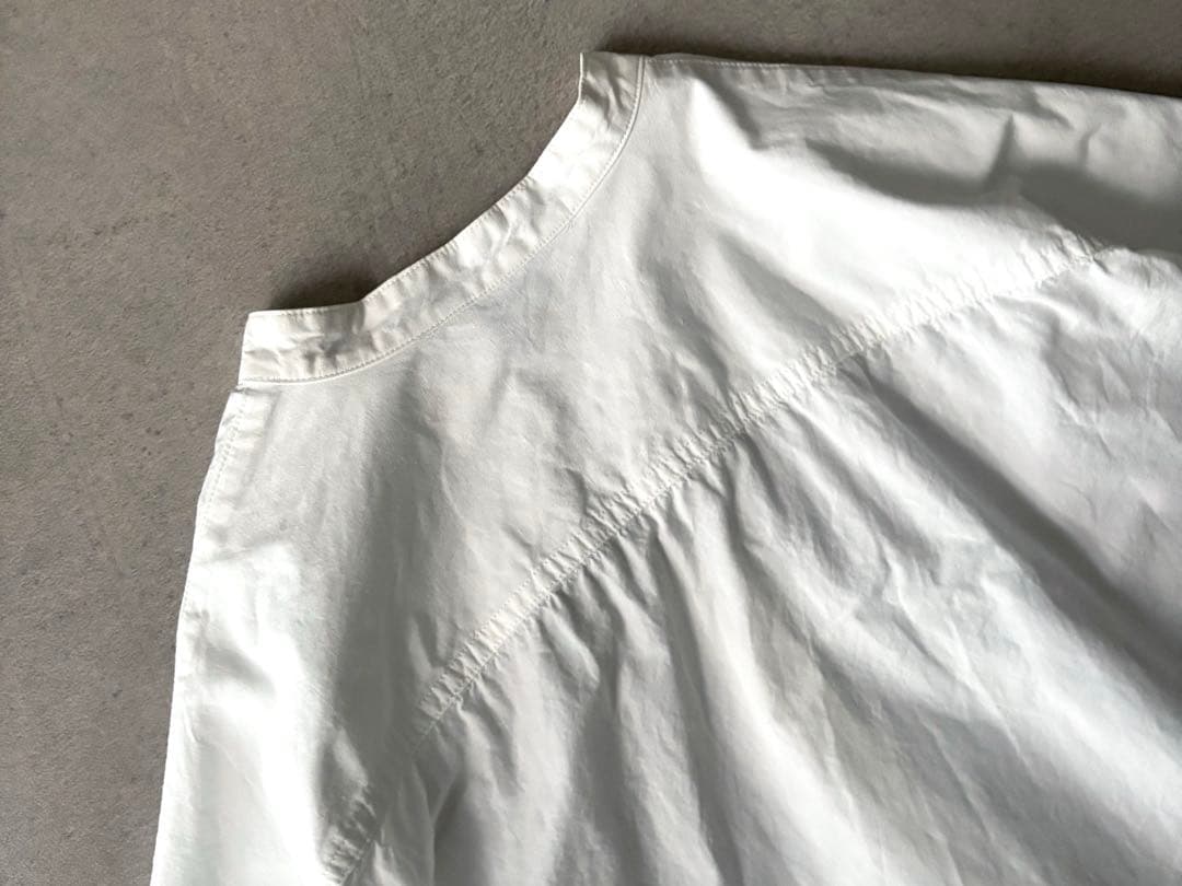 通年 美品 Curensology カレンソロジー ボリュームシャツワンピース