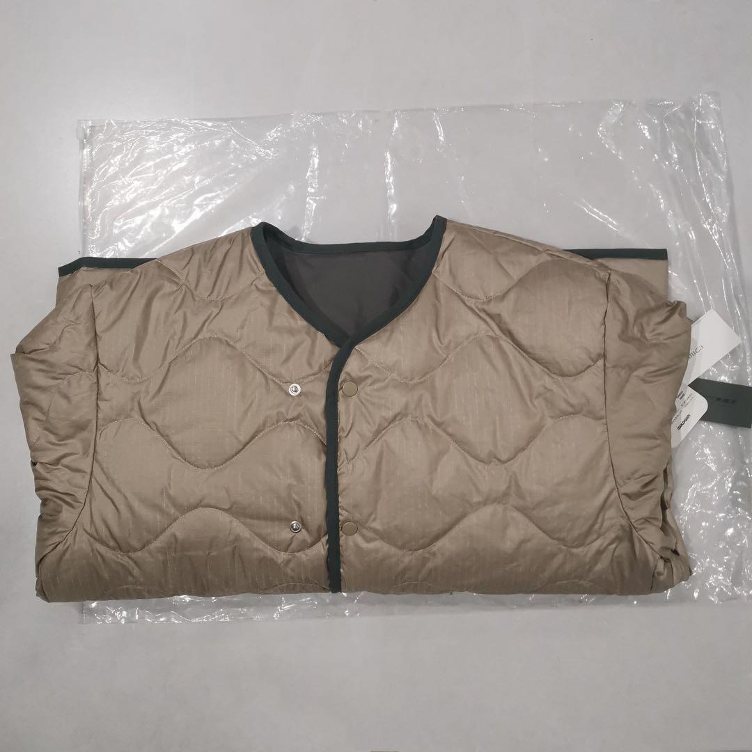 グティ リバーシブルダウンカーディガン S