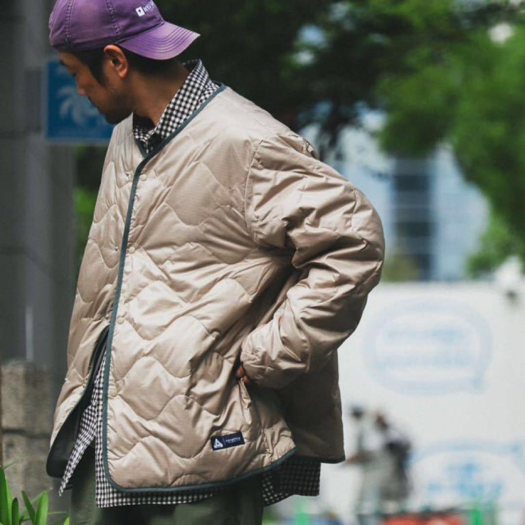 グティ リバーシブルダウンカーディガン S