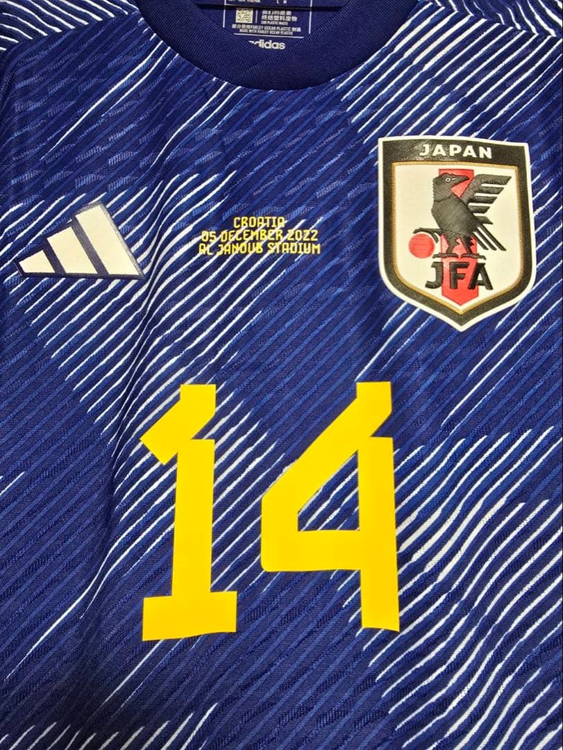 伊藤純也選手　オーセンティックユニフォーム　日本代表　2022カタールW杯仕様