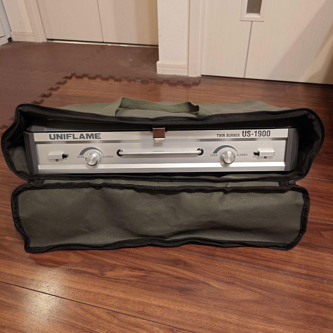 UNIFLAME ツーバーナーコンロ US-1900 専用収納袋付き