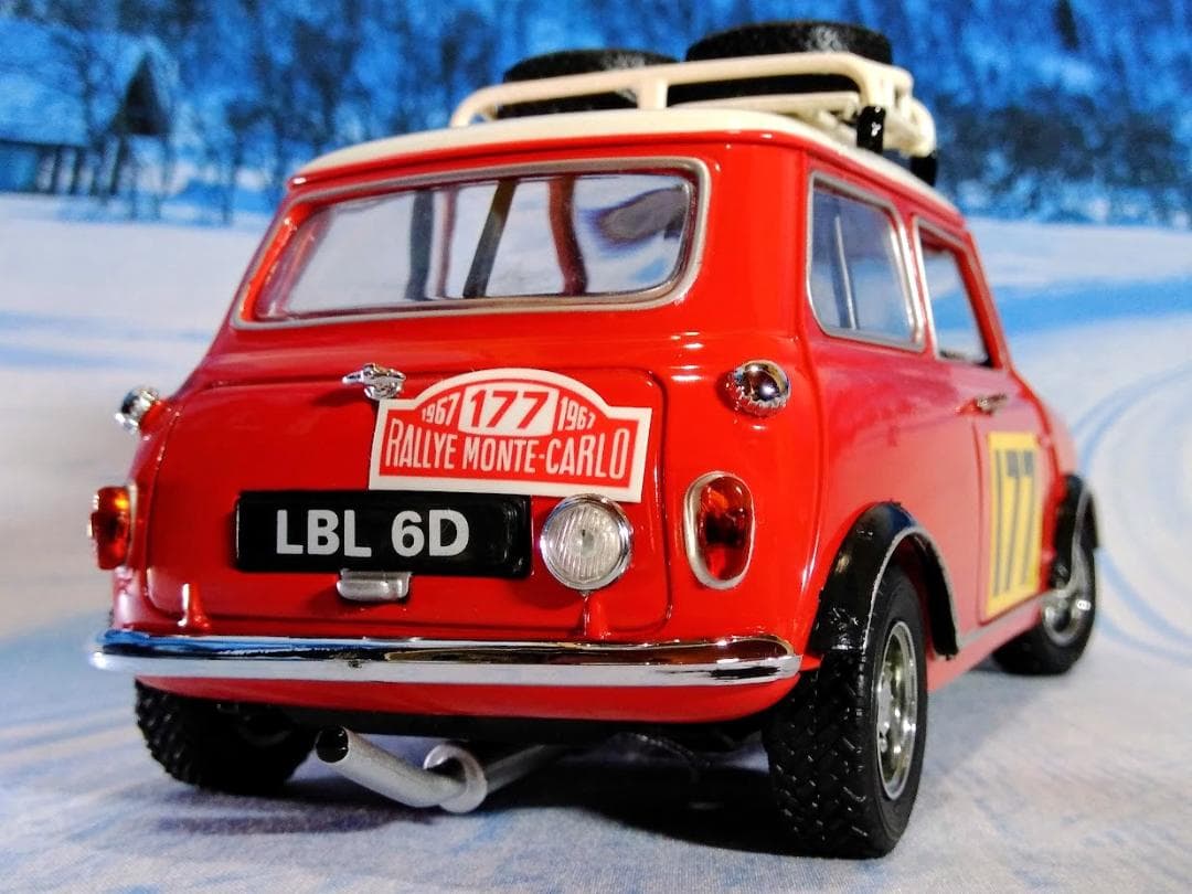 1/18 京商 モーリス ミニ クーパー 1275S　'67 モンテカルロラリー