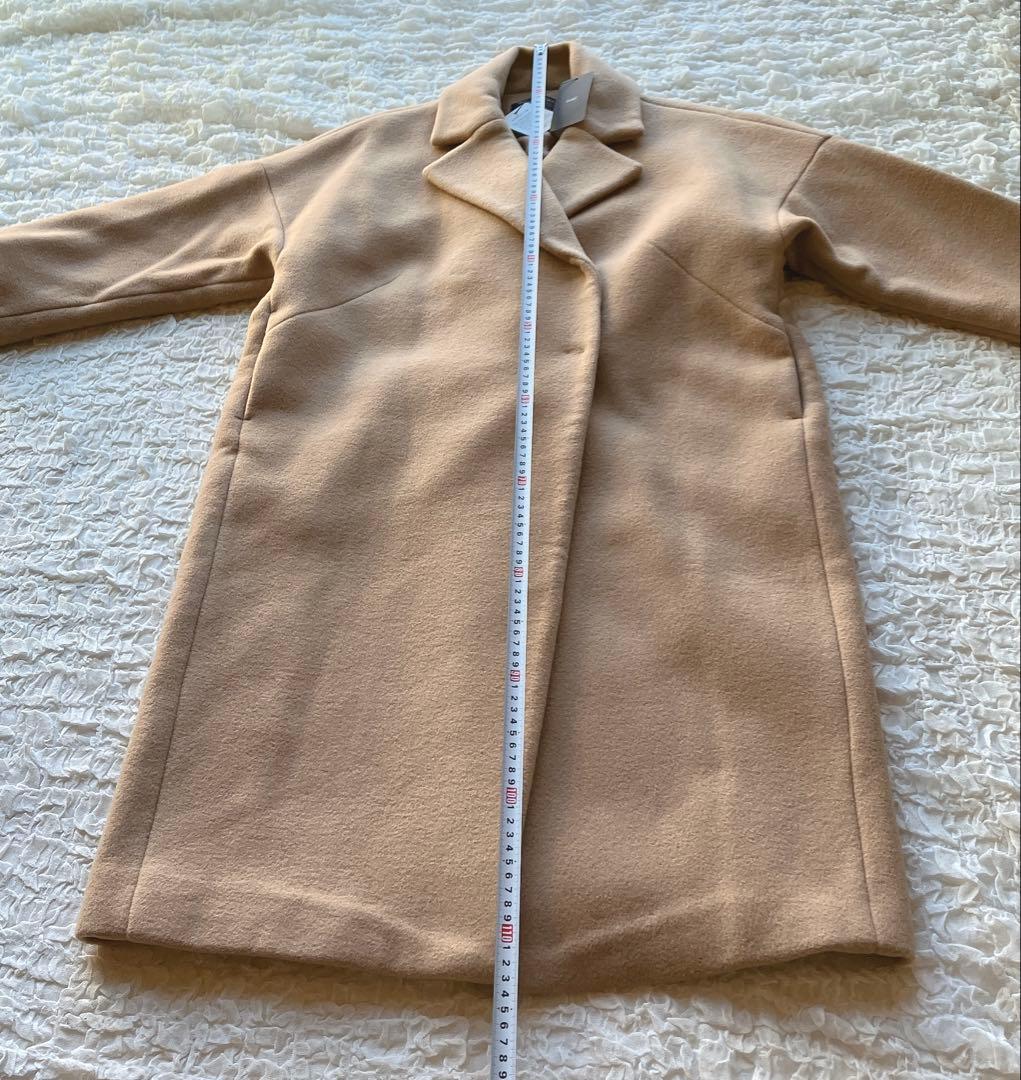 新品　未使用　タグ付　アーバンリサーチドアーズ　ロングコート　ウール　ベージュ系