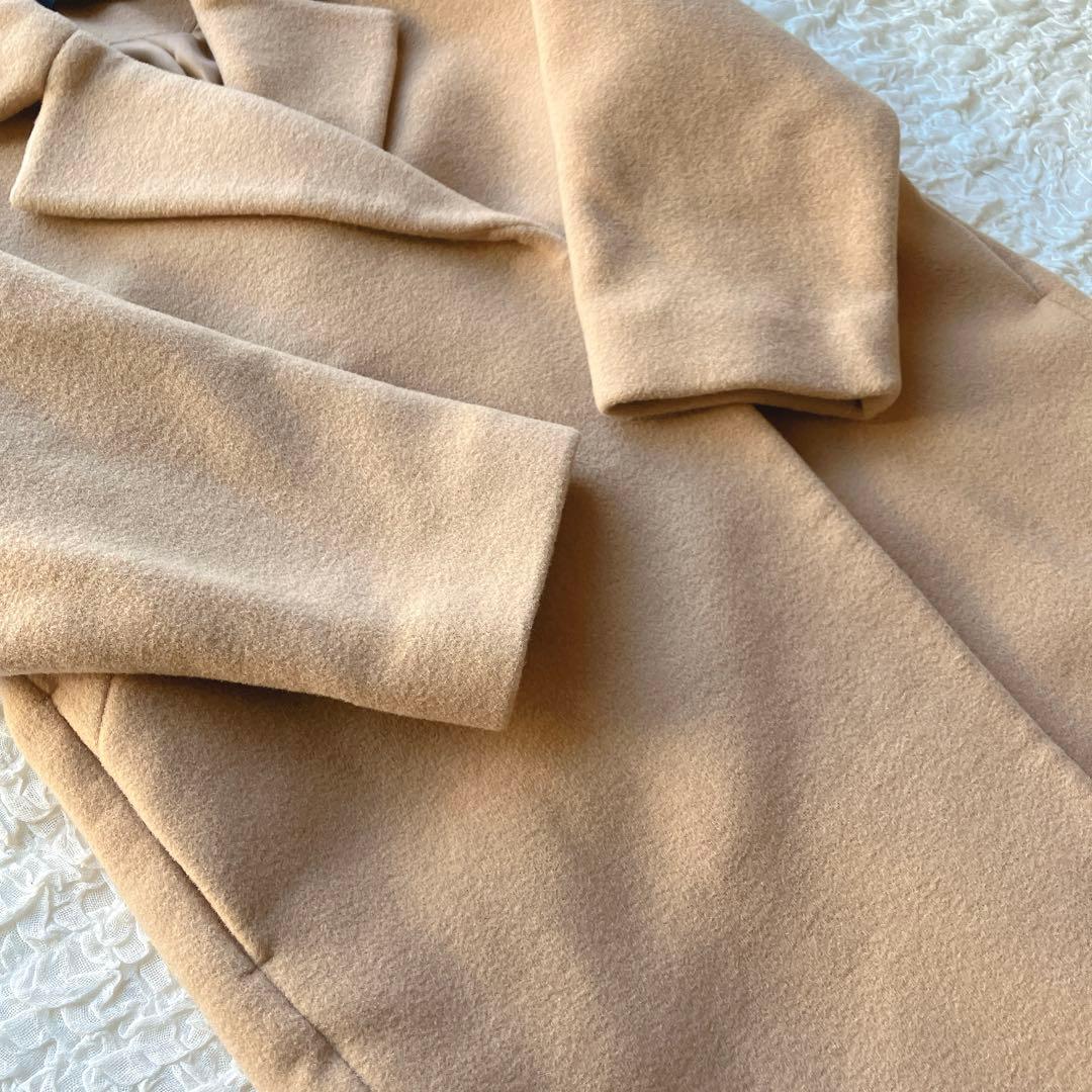 新品　未使用　タグ付　アーバンリサーチドアーズ　ロングコート　ウール　ベージュ系