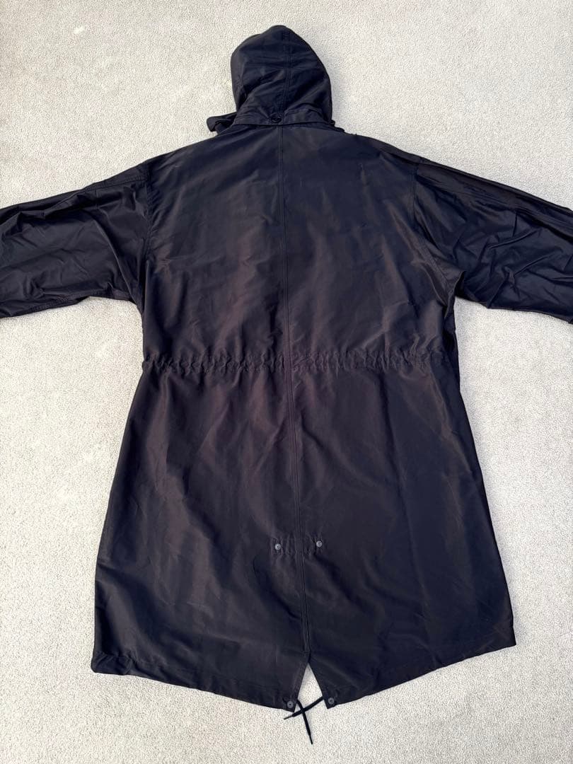 COMOLI コモリ　コットンシルク フーデッドコート　サイズ2