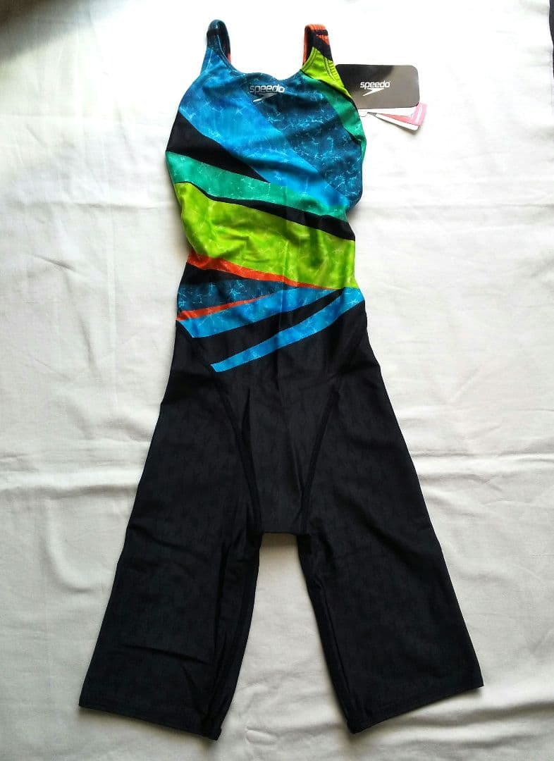 スピードspeedo Ｌ セミオープンバック ニースキン競泳水着FINA