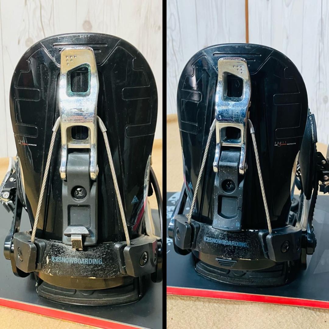 【希少】ATOMIC×K2 スノーボードビンディングセット 156.5cm