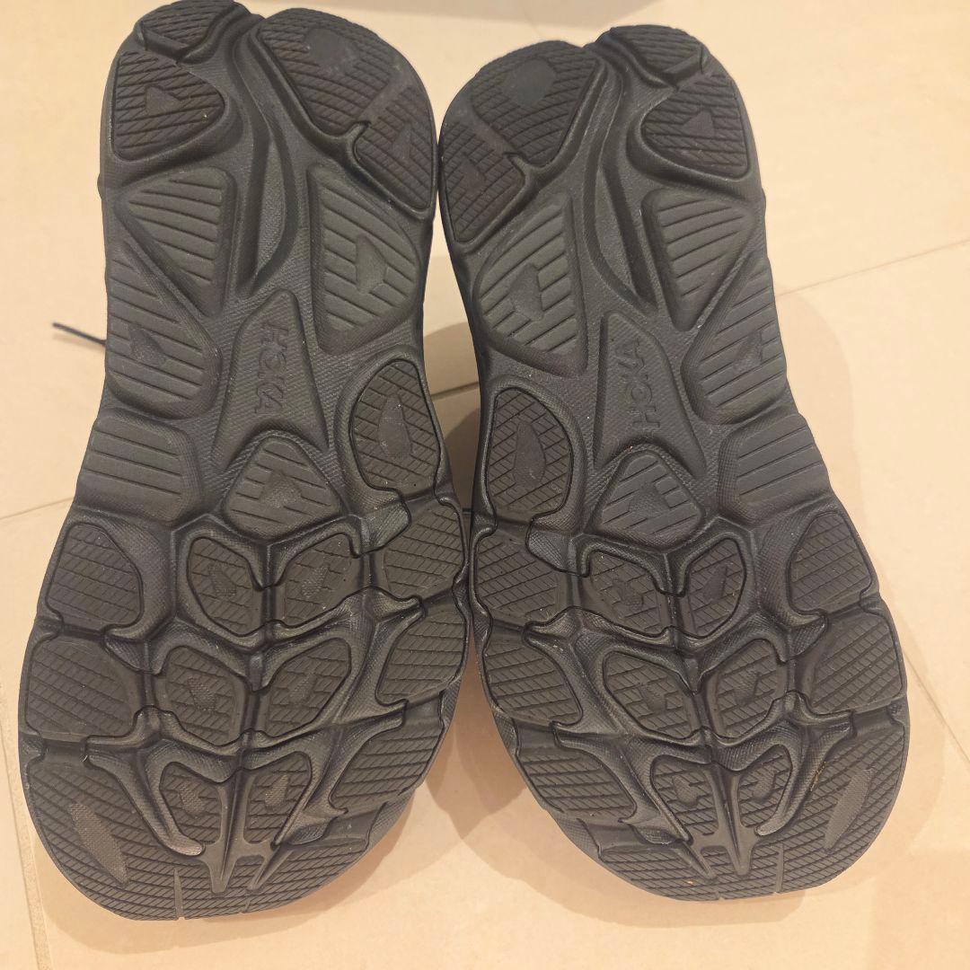 HOKA CLIFTON 10 WIDE ブラック 24cm