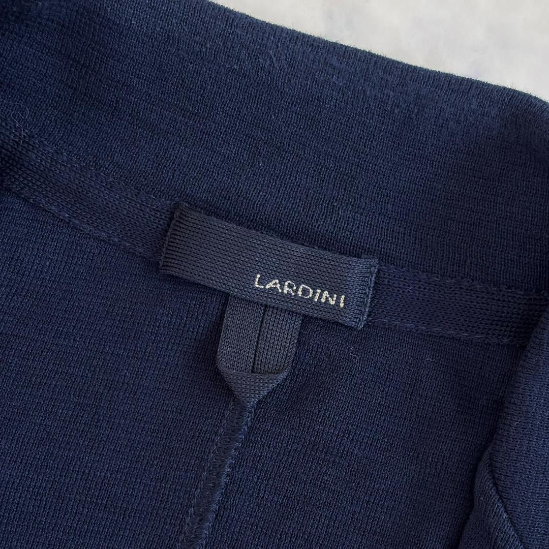 ラルディーニ ニットジャケット テーラードジャケット 紺 サイズM tr2