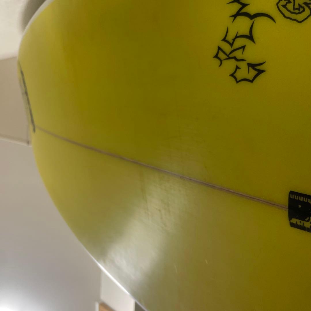 【引取希望】ジャスティスサーフボード　グレムリンキズモ5‘9 1/2 28.5L