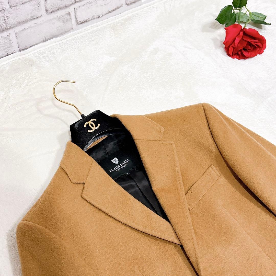 未使用✨　ブラックレーベルクレストブリッジ ウール　チェスターコート　M