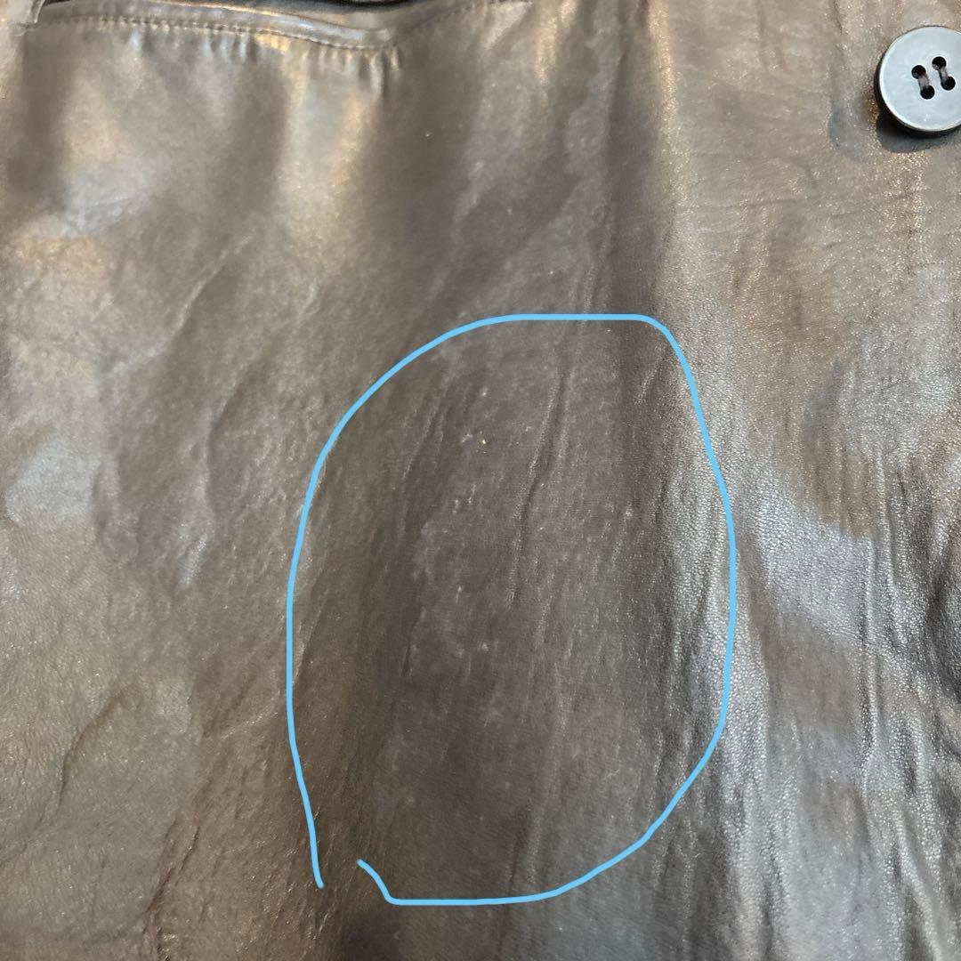 80s Y's for men WORKSHOP レディースレザーコート - メルカリ