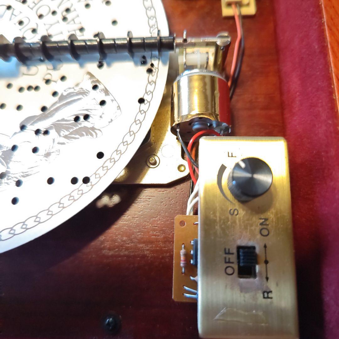 ジャング品] 木製のディスクオルゴールディスク 5枚付き