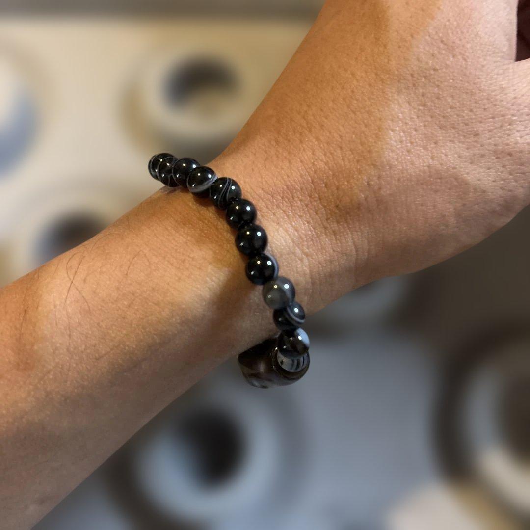 これはすっごい！三面大黒天様と目が綺麗な白蛇天珠様の