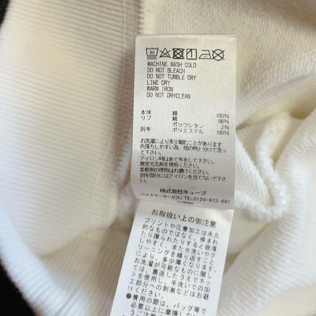 未使用級 2024 マークアンドロナ FER サークルロゴ スカル ホワイト L