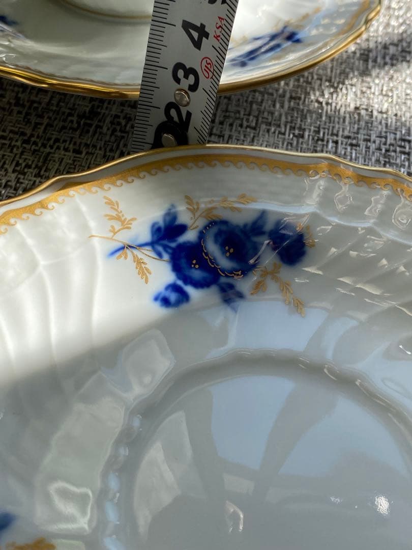 リチャードジノリ サンタマルゲリータ 金彩 カップ＆ソーサー 2客