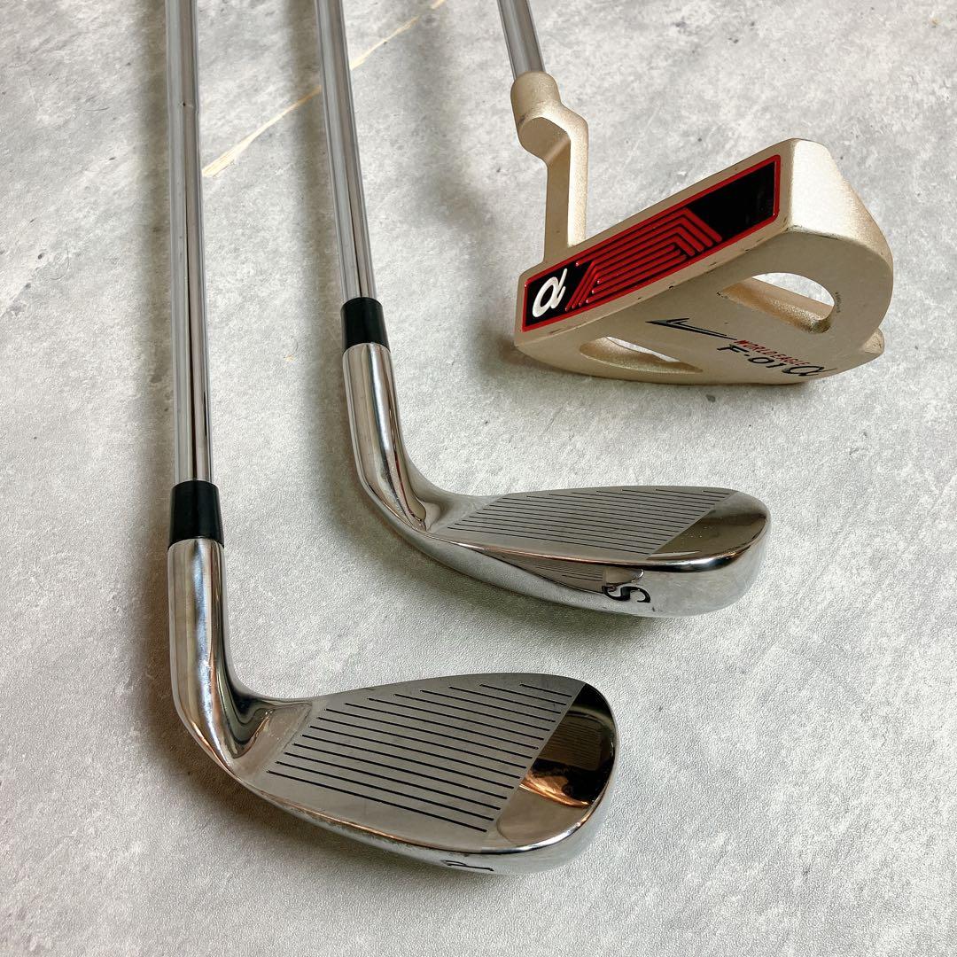 【レフティ】WORLD EAGLE F-01α アイアン パター7本セット