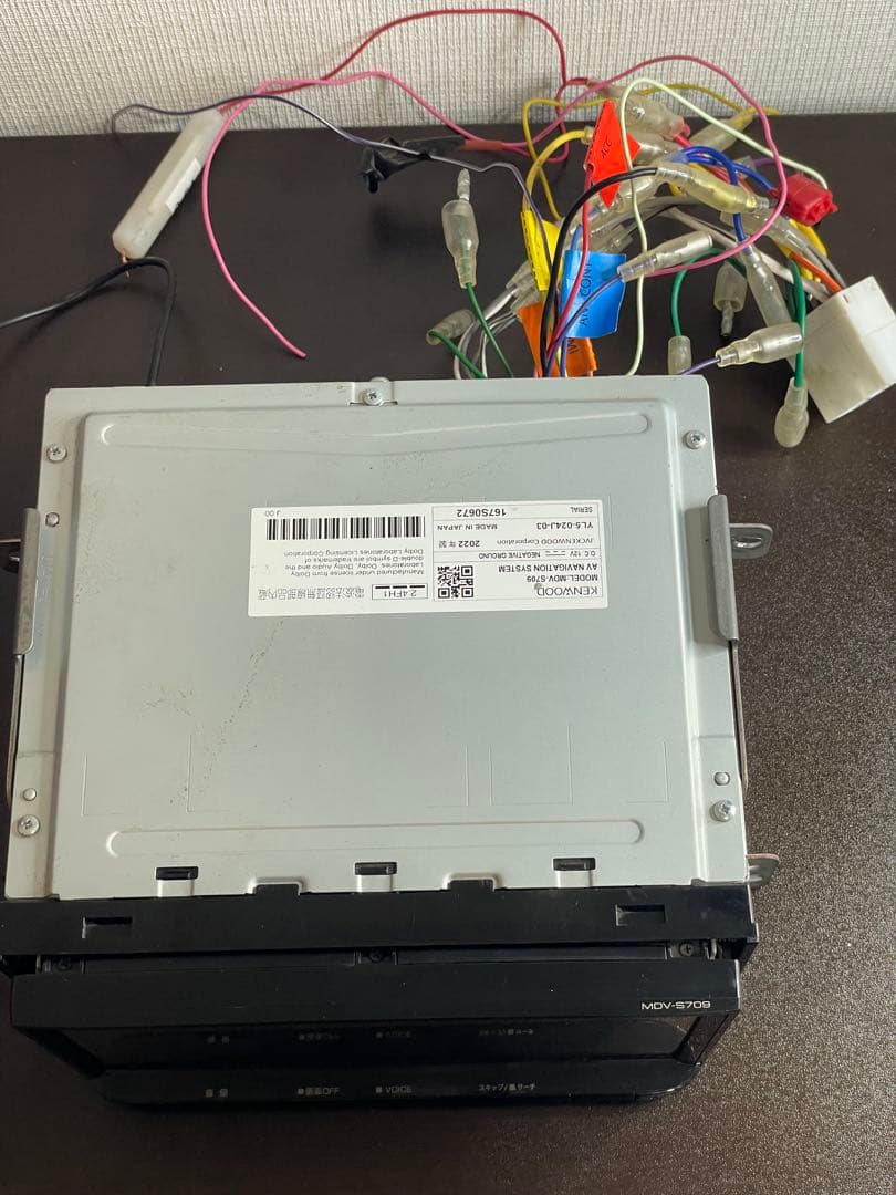 KENWOOD ケンウッド メモリーナビ MDV-S709 2022年製