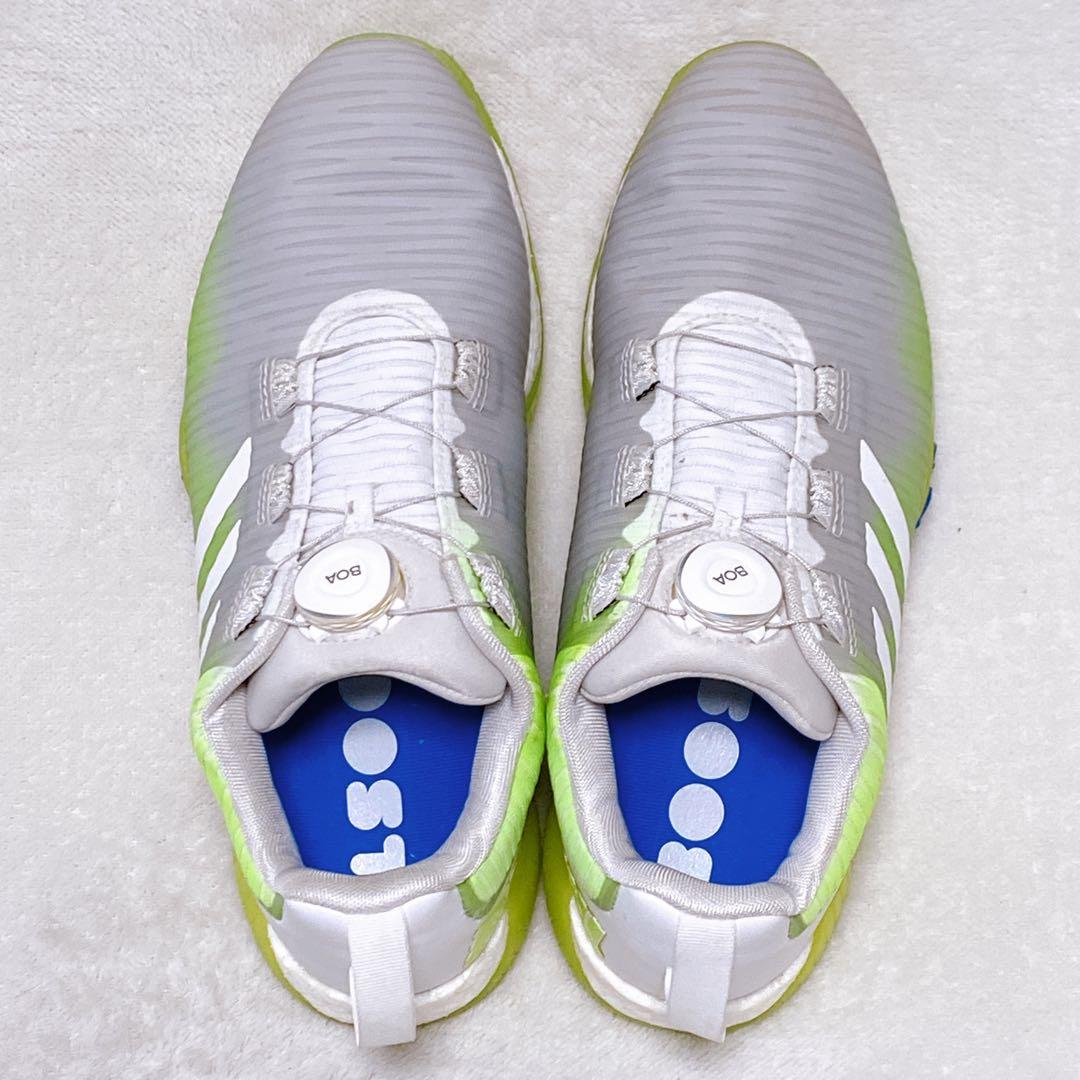 adidas　コードカオスBOA　ゴルフシューズ　26.5cm　スパイクレス　緑