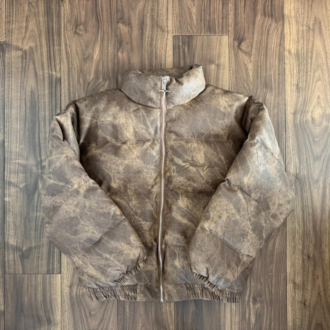 yoruclub ブラウンダウンジャケット Mサイズ