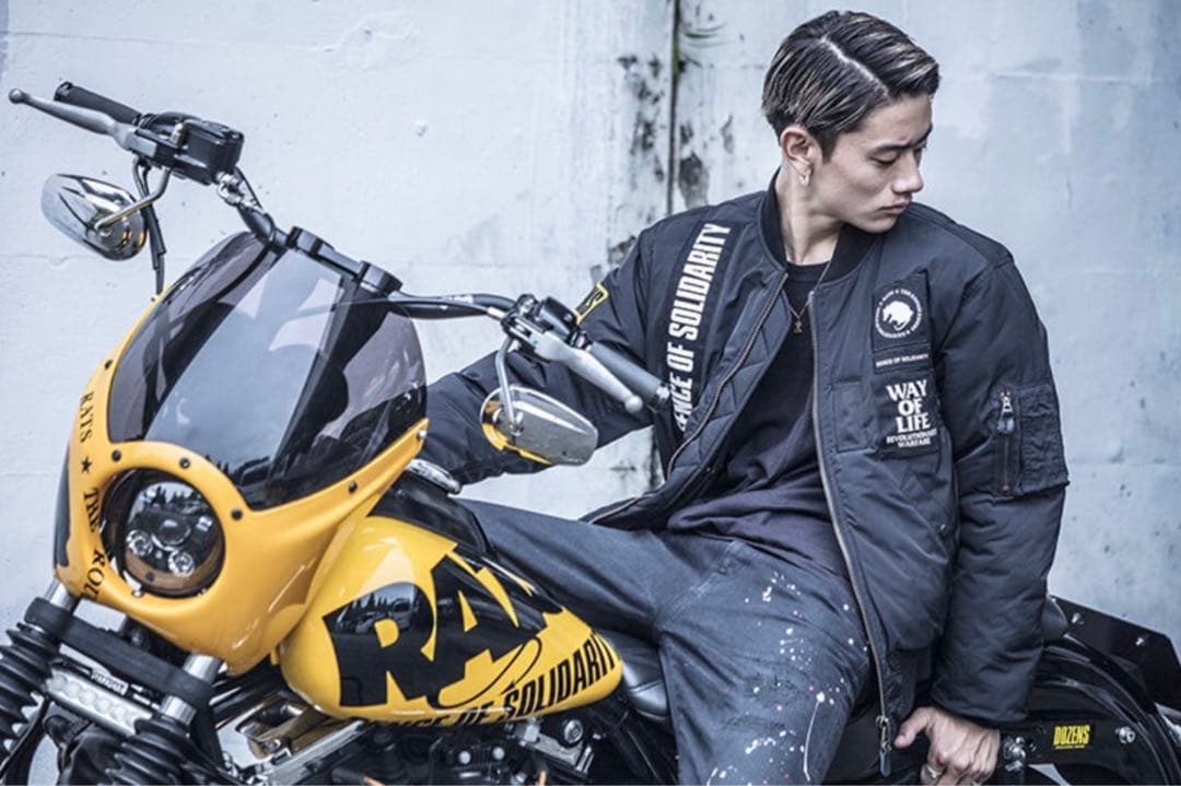 ラッツ RATSフライトジャケット PATCH MA-1 キムタク 木村拓哉 - メルカリ