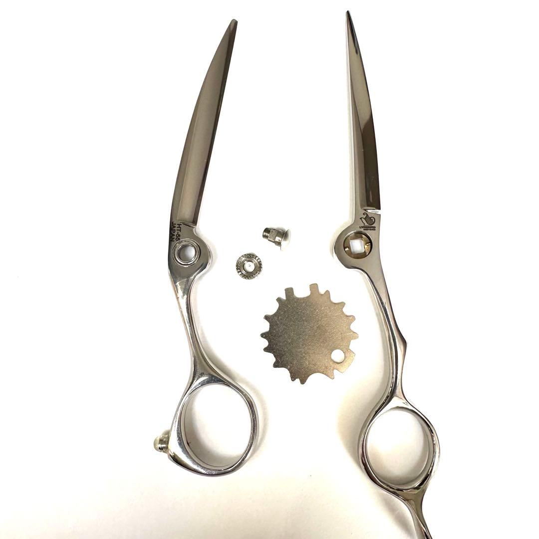 新品 カットシザース カーブ刃 5.5インチ 理容 美容 ヘネシー s47