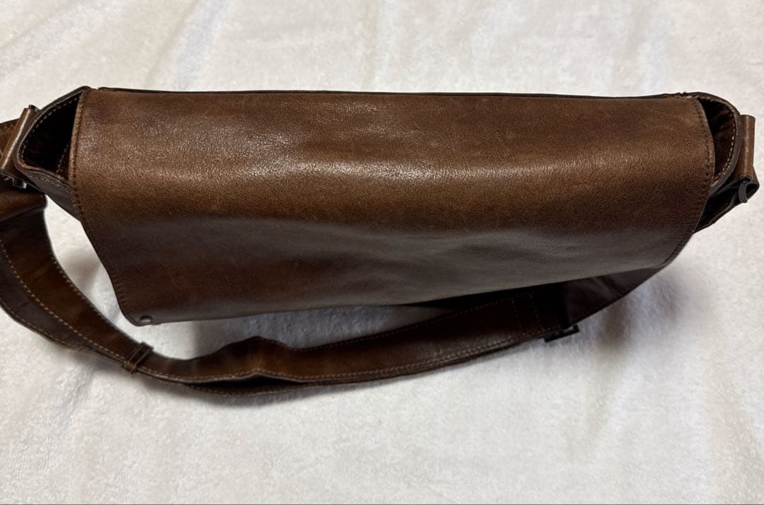 土屋鞄 メッセンジャーバッグ ショルダー ブラウン系