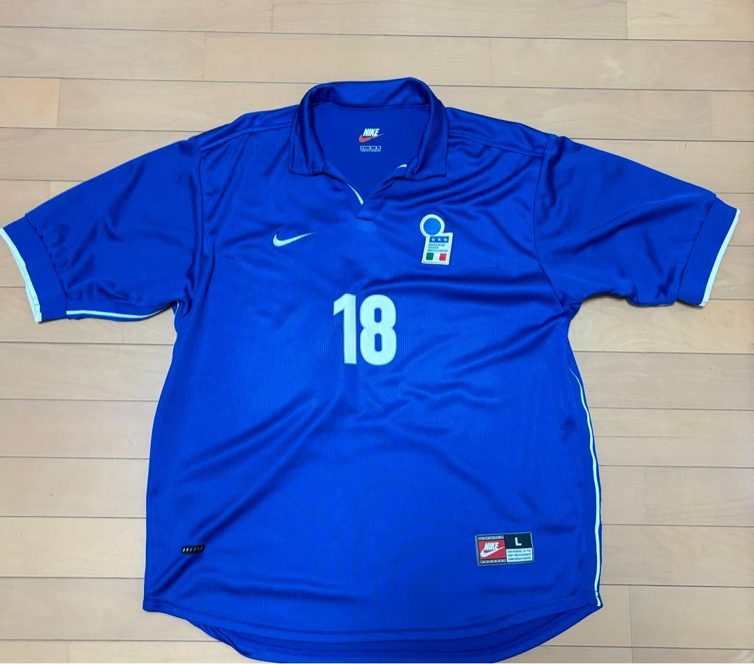 超希少】98フランスW杯 イタリア代表ユニ ロベルト・バッジョ