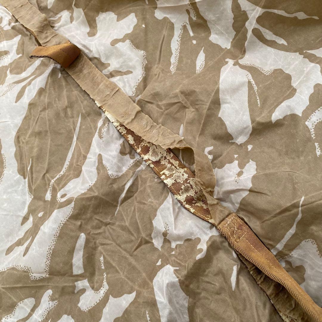 イギリス軍 バシャタープ シェルターシート グランドシート デザート