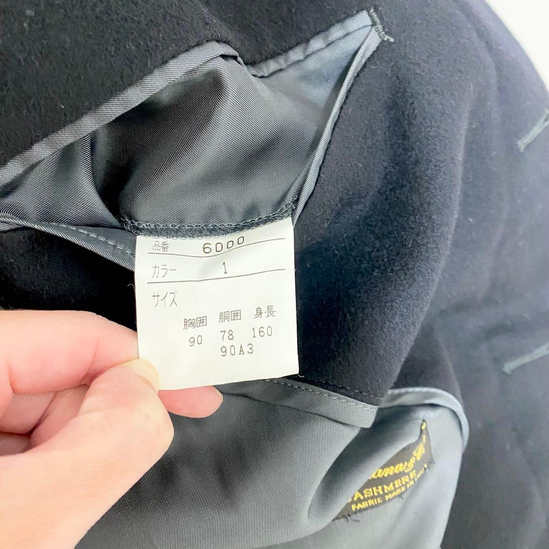 最高級 ロロピアーナ社×京王百貨店　カシミヤ100％ コート　黒　ロングコート