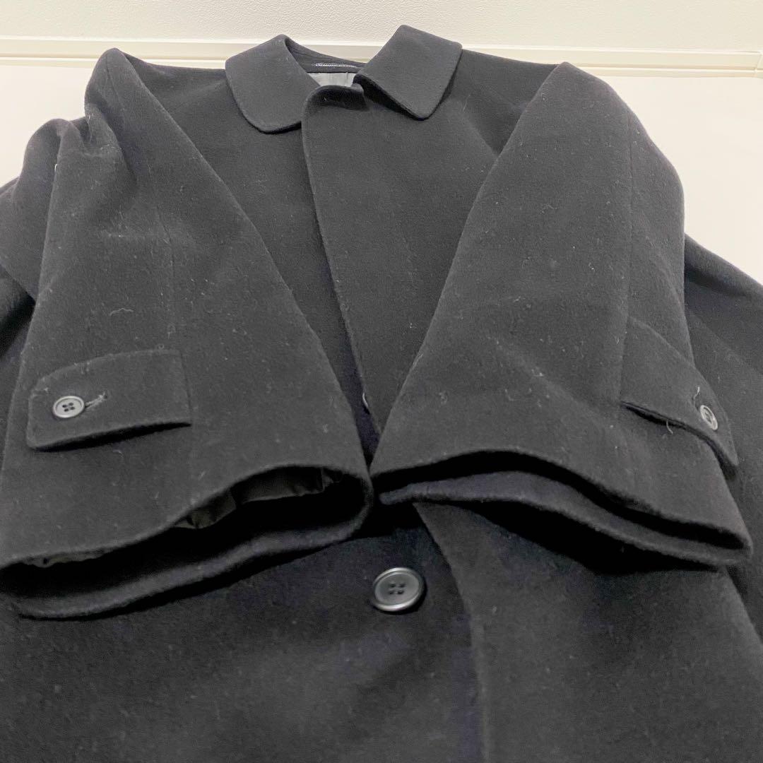 最高級 ロロピアーナ社×京王百貨店　カシミヤ100％ コート　黒　ロングコート