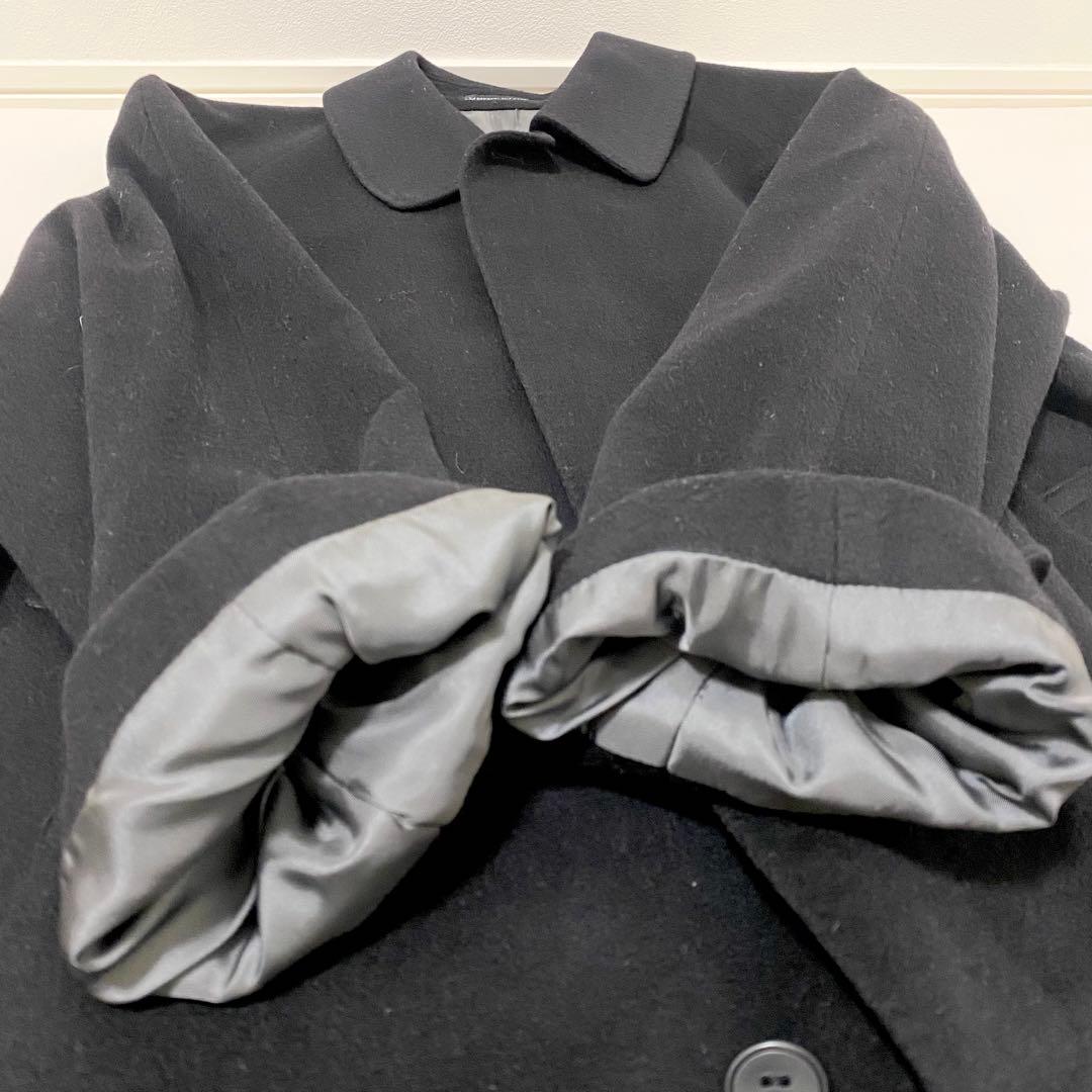 最高級 ロロピアーナ社×京王百貨店　カシミヤ100％ コート　黒　ロングコート