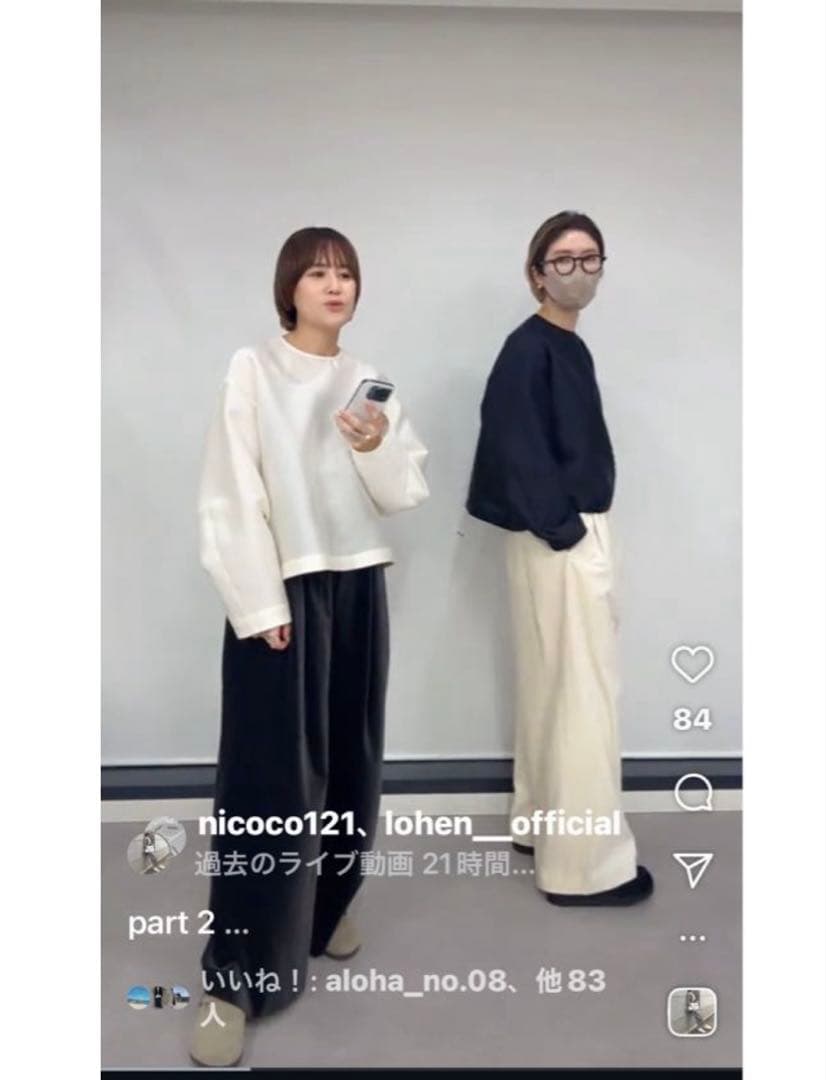 新品タグ付き　LOHEN VELVET 2TACK PANTS