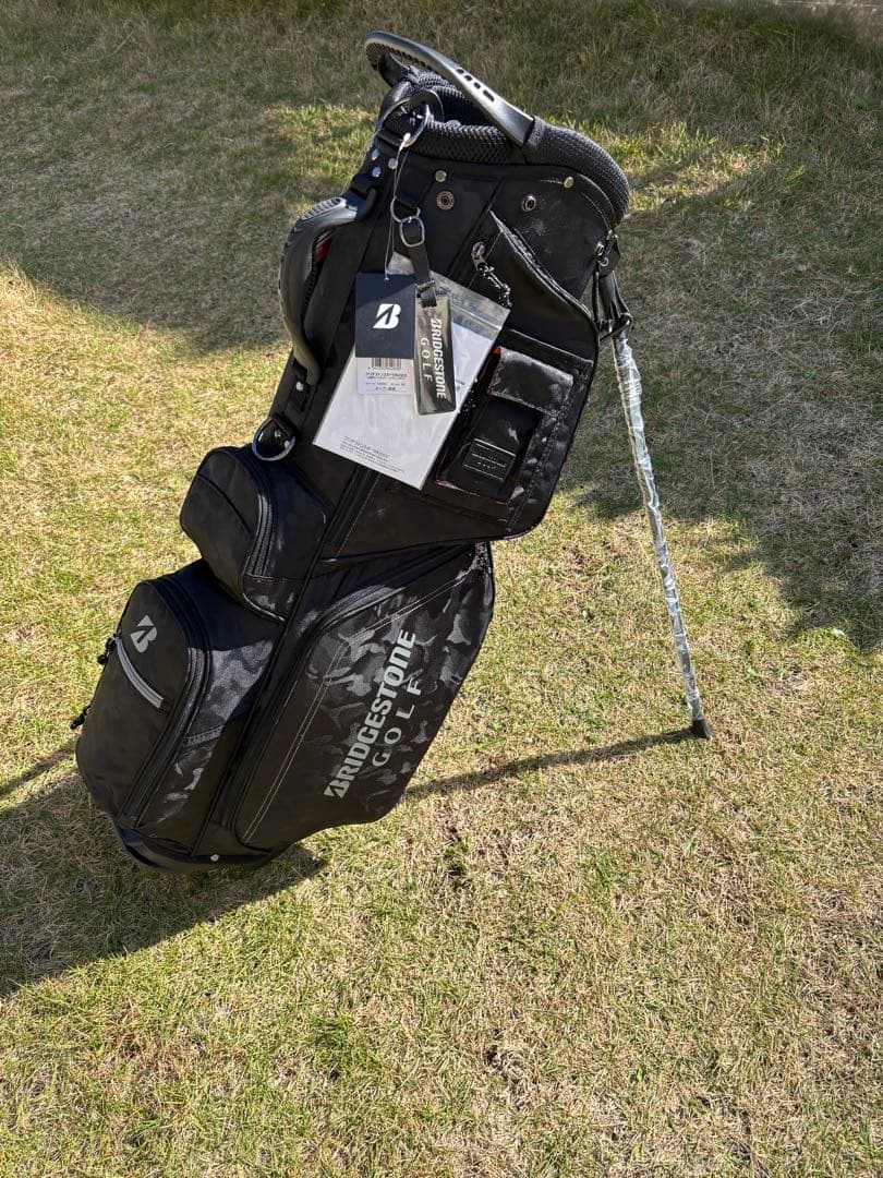 最終価格 ブリヂストン ゴルフバッグ 軽量 カモフラージュ色
