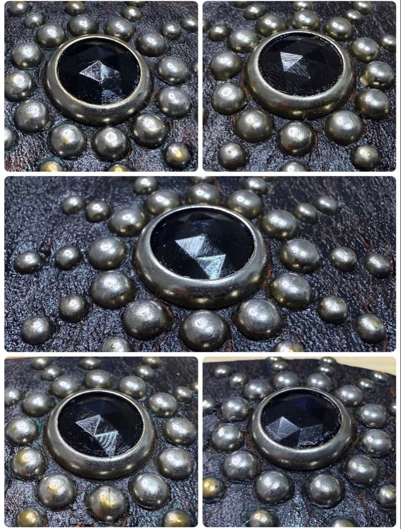 最初期‼️⭐️HTC⭐️オーバルスティングレイ⭐️ブラックレザー