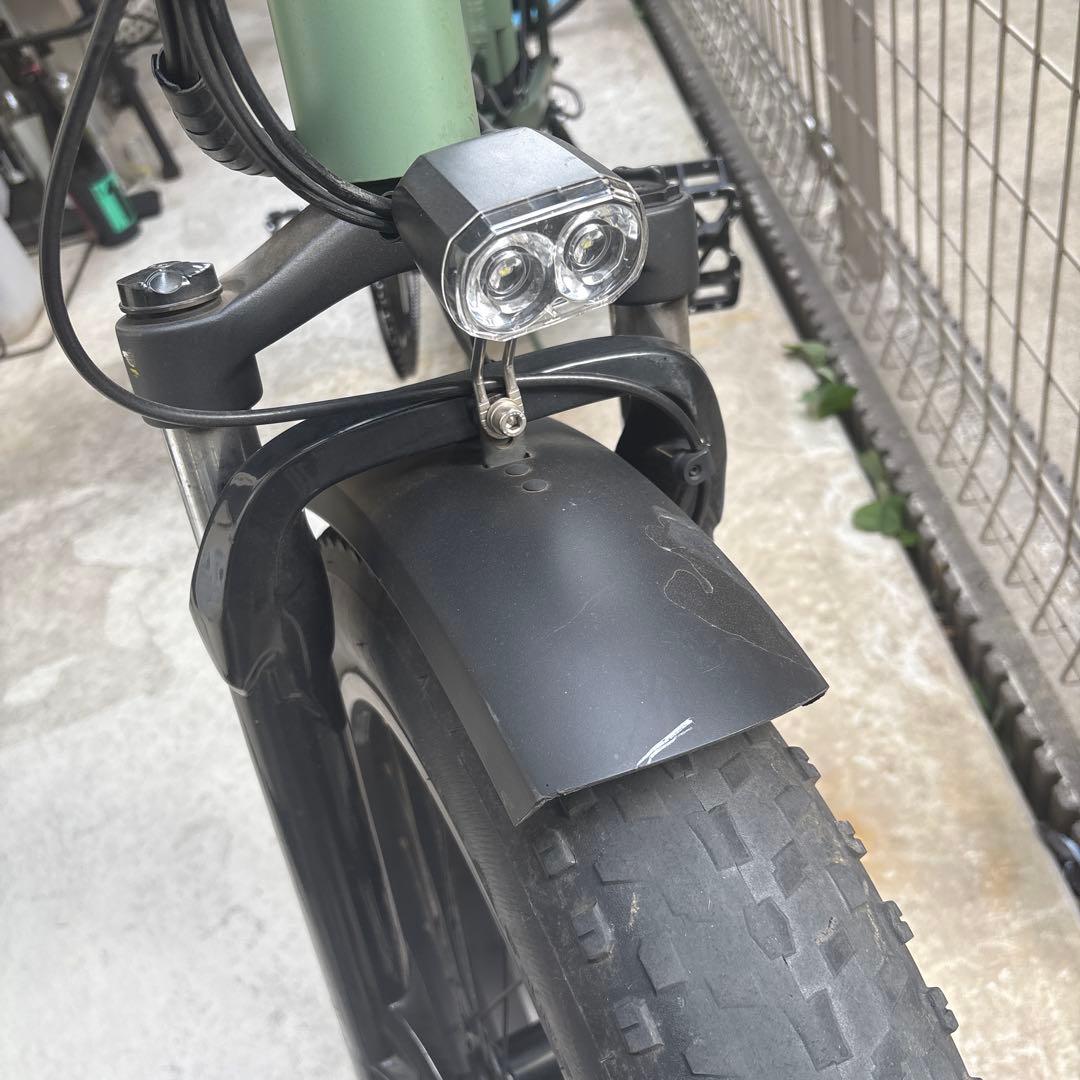 MATE 電動アシスト自転車 オリーブグリーン