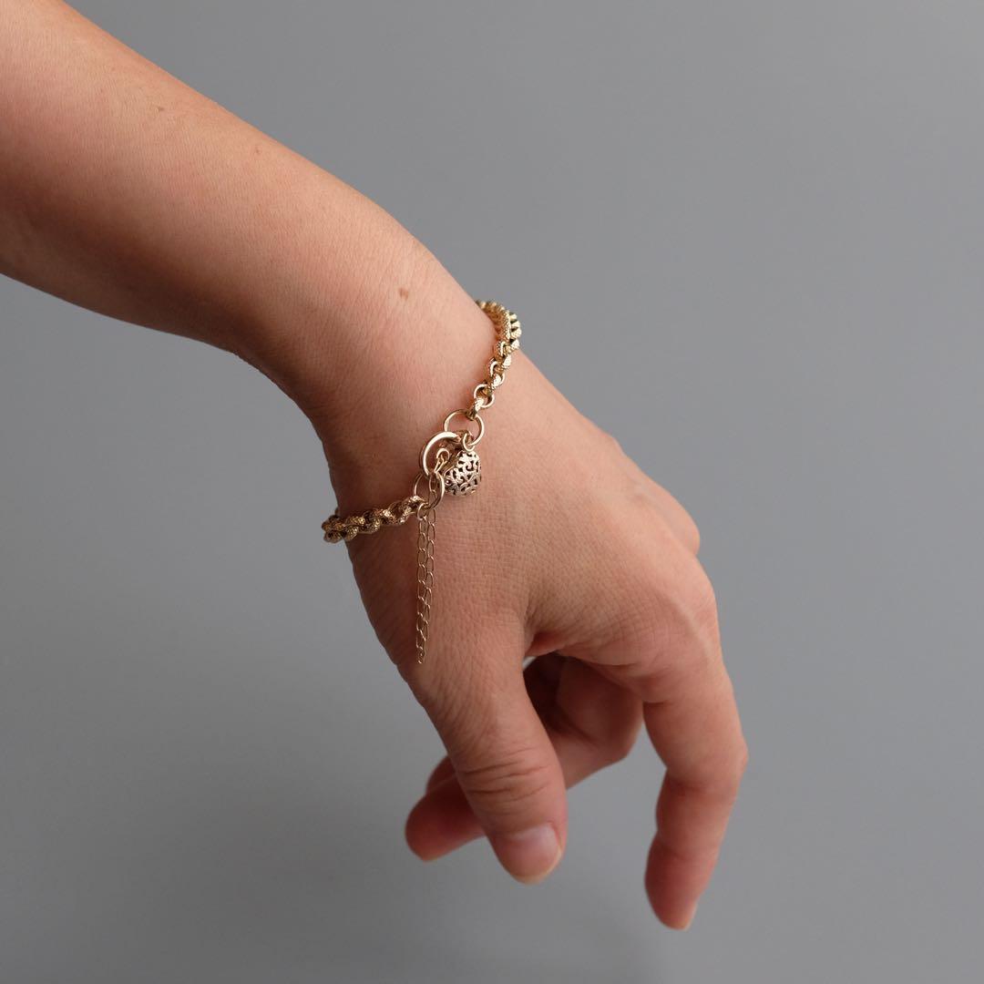 イギリス・バーミンガム1988年ヴィンテージ9Kゴールド ブレスレット專用